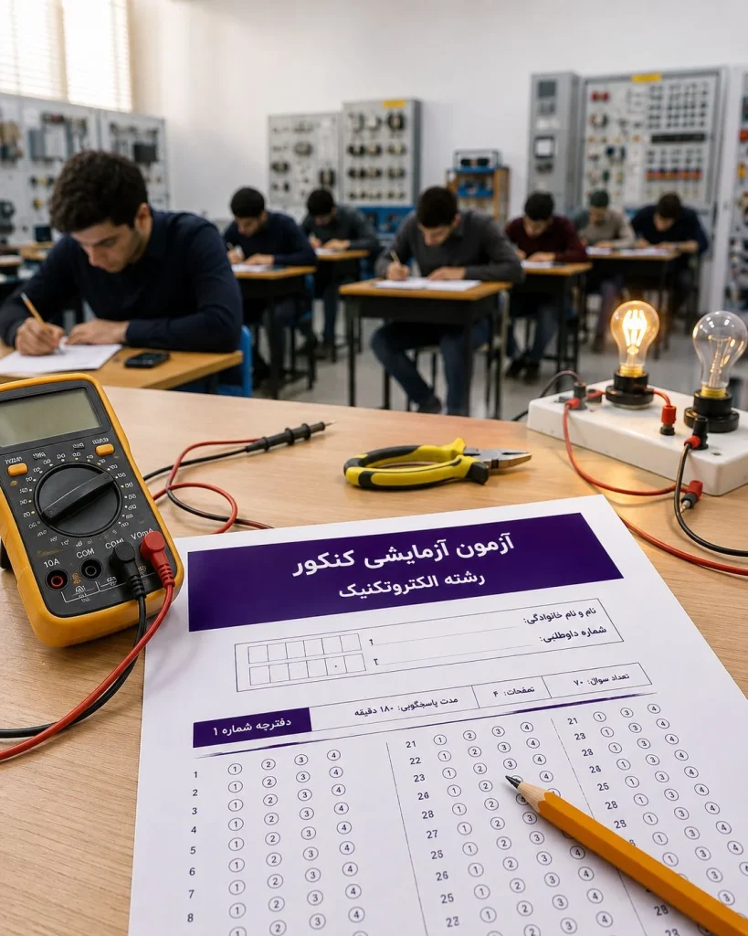 آزمون آزمایشی کنکور مکانیک خودرو