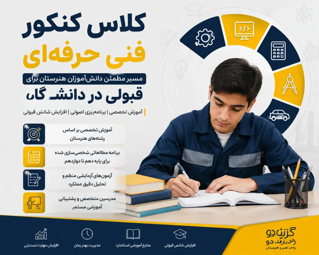 کلاس کنکور فنی حرفه ای