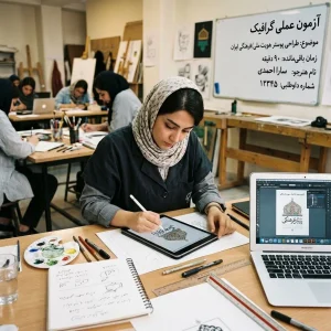 آزمون عملی گرافیک