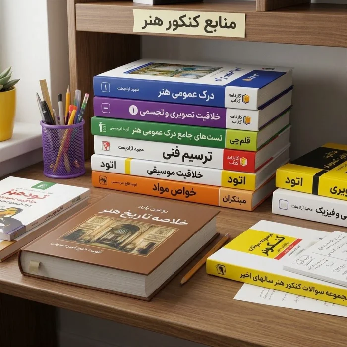 بهترین منابع کنکور هنر