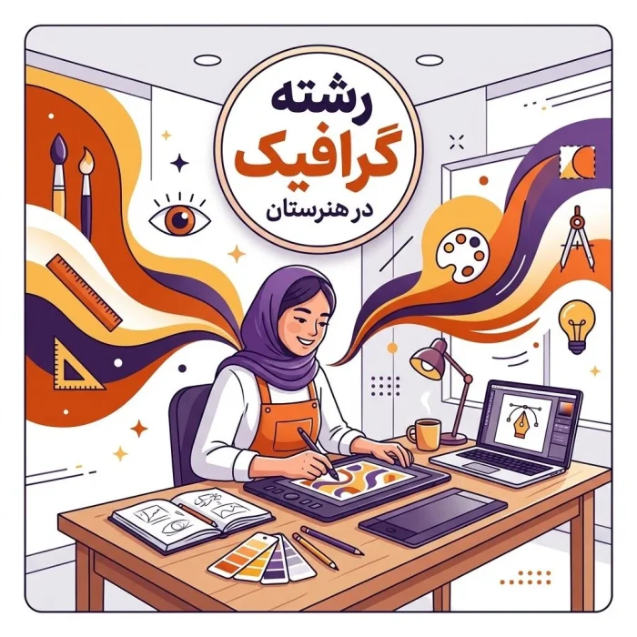 رشته گرافیک در هنرستان