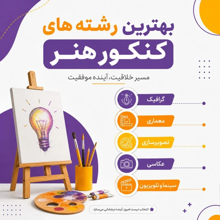 رشته های کنکور هنر